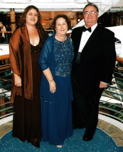 Formal Captain's Dinner aboard Italian Cruise