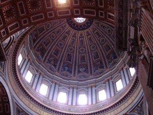 Inside Dome of St. Peter's
