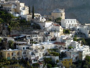 Positano from above Amalfi Coast 1