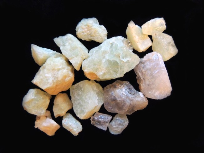 Silver Topaz I think with some Aquamarine