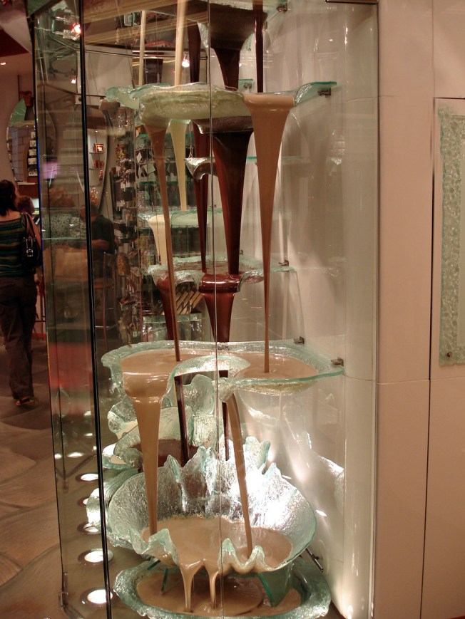 Chocolate Fountain in Belagio 2